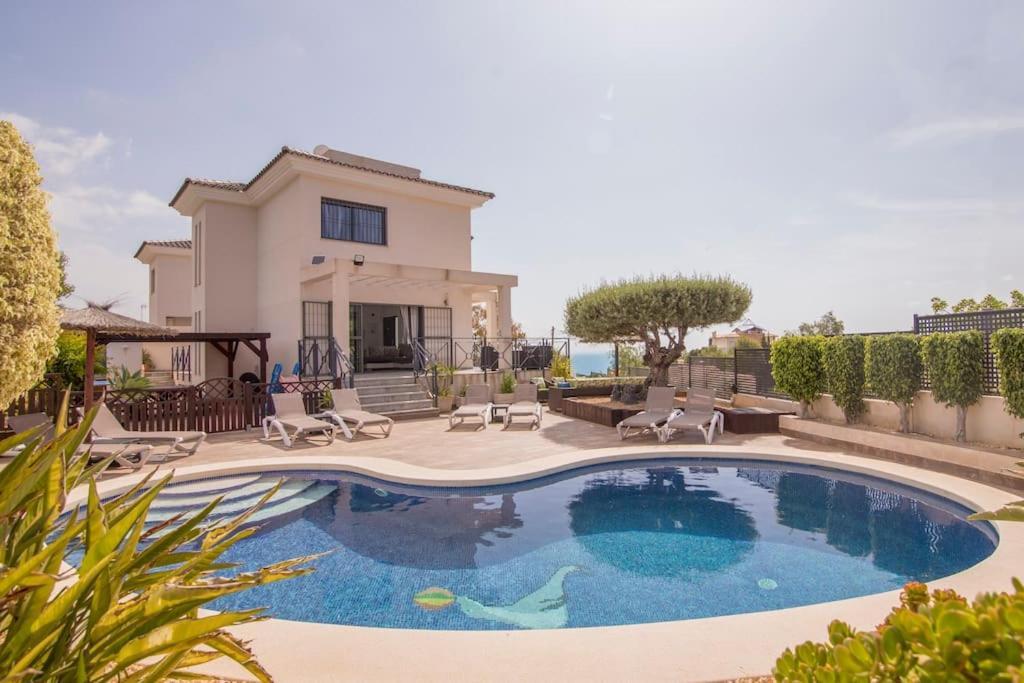 Villa Moderna Con Piscina El Campello Exterior foto